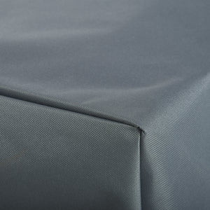 Patio Furniture Covers Waterproof for 3 Seater Sofa Bistro Set, 600D Heavy Duty Oxford Outdoor Patio Cover, UV-Resistant Sectional Couch Cover, 75" x 28.3" x 29.9", Grey