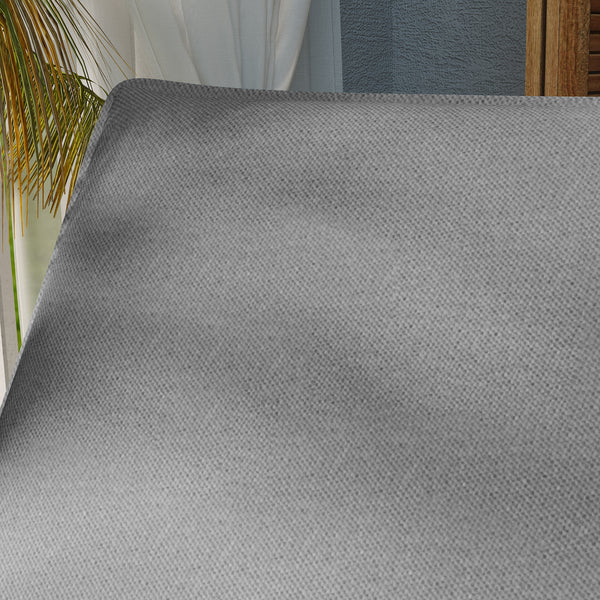 Outdoor Lounge Chair Cushion Set of 2, UPF50+ 200gsm Fabric and 25D High-Density Foam, Foldable Patio Chaise Lounge Cushion Set, Fade Resistant for Lawn Pool, 76" x 23", Gray