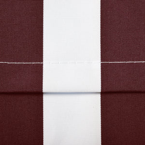 9' x 8' Retractable Awning Fabric Replacement Outdoor Sunshade Canopy Awning Cover, UV Protection, Red and White