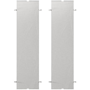 2 Pcs 16 x 4ft Pergola Canopy Replacement, UV Protection Pergola Shade Cover, Easy to Install, for 10 x 10ft Pergola, Light Grey
