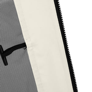 Replacement Mosquito Netting for Gazebo 10' x 12' Black Screen Walls for Canopy with Zippers for Parties and Outdoor Activities, White