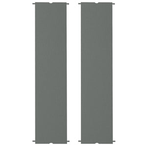 Outsunny 2 PCS 4 x 16ft Pergola Canopy Replacement, UV Protection Pergola Shade Cover, Easy to Install for 10 x 10ft Pergola, Dark Gray