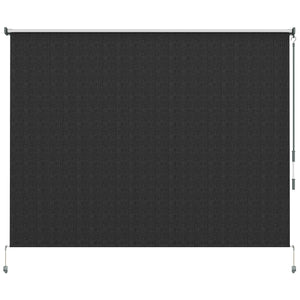 8'W x 6'H Roller Shades, Outdoor Blinds Cordless Roll Up Shade for Porch Balcony Gazebo, Black