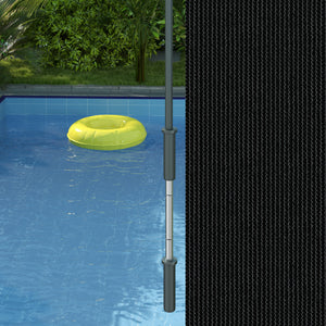 8'W x 6'H Roller Shades, Outdoor Blinds Cordless Roll Up Shade for Porch Balcony Gazebo, Black