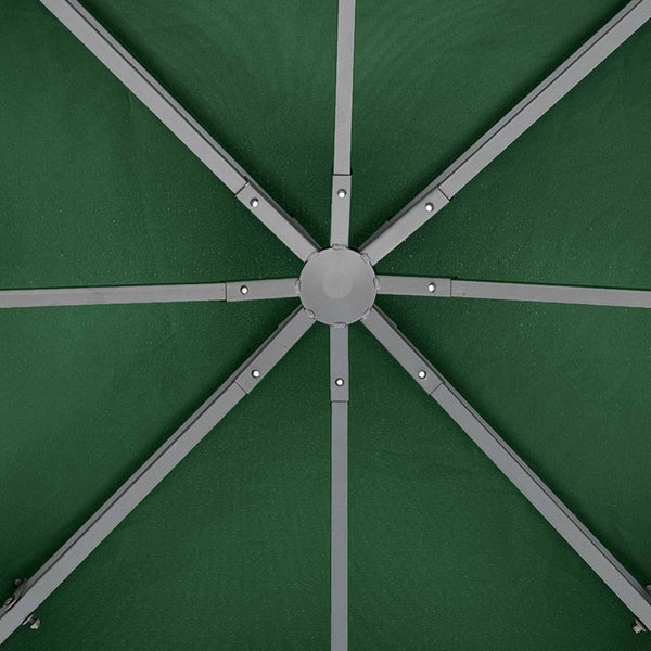 3 x 3(m) Gazebo Canopy Roof Top Replacement Cover Spare Part Dark Green (TOP COVER ONLY)