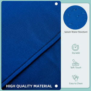 14Pcs Outdoor Cushion Covers, Patio Cushion Covers Replacement for Rattan Sofa Set - No Cushion Included, Navy Blue