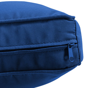 14Pcs Outdoor Cushion Covers, Patio Cushion Covers Replacement for Rattan Sofa Set - No Cushion Included, Navy Blue