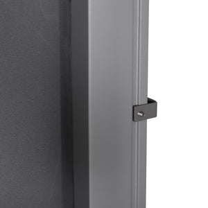 118" x 63" Retractable Side Awning Patio Outdoor Folding Privacy Screen with Resistance to UV Rays & Wind, Grey