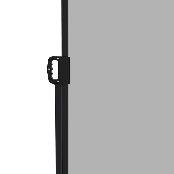 13' x 5' Retractable Side Awning, Garden Privacy Screen Divider, Full Cassette Windbreaker for Hot Tub, Balcony, Terrace, Pool, Light Grey