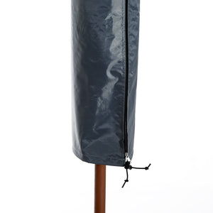 Parasol Cover, Cantilever Umbrella Protector with Zipper for Outdoor, Garden, Patio, Grey