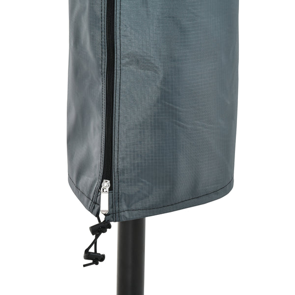 Parasol Cover, Cantilever Umbrella Protector with Zipper for Outdoor, Garden, Patio, Grey