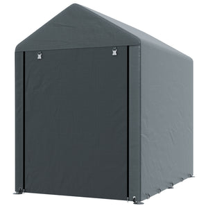 4 x 6ft Portable Shed, Outdoor Storage Shed Tent with Galvanised Steel Frame and Roll-up Door for Motorcycle, Bike, Garden Tools