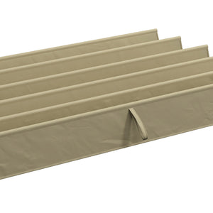 Retractable Pergola Shade Cover, Replacement Canopy Fabric for 3 x 3 (m) Pergola, Gazebo Retractable Roof, Tan
