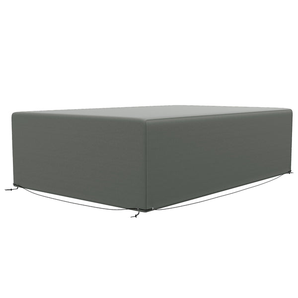 Patio Furniture Covers, Waterproof, Windproof and Anti-UV 300D Oxford Fabric Large Outdoor Furniture Cover for Outdoor Sectional Sofa Set, 97" x 65" x 26", Dark Grey
