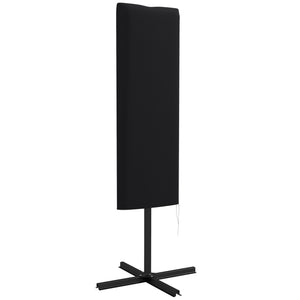 Garden Parasol Cover, Outdoor Patio Umbrella Protector Weatherproof Garden Patio with Rod, Zipper for 2-4m Parasol, Φ60 x 160cm, Black