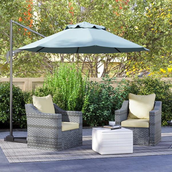 4-Piece Patio Chair Cushions Pillows, Back and Seat Replacement Patio Cushions Set for Indoor Outdoor Garden Furniture, Beige