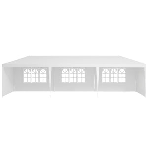 Garden Gazebo Marquee Party Wedding Tent Canopy (9m x 3m) - White