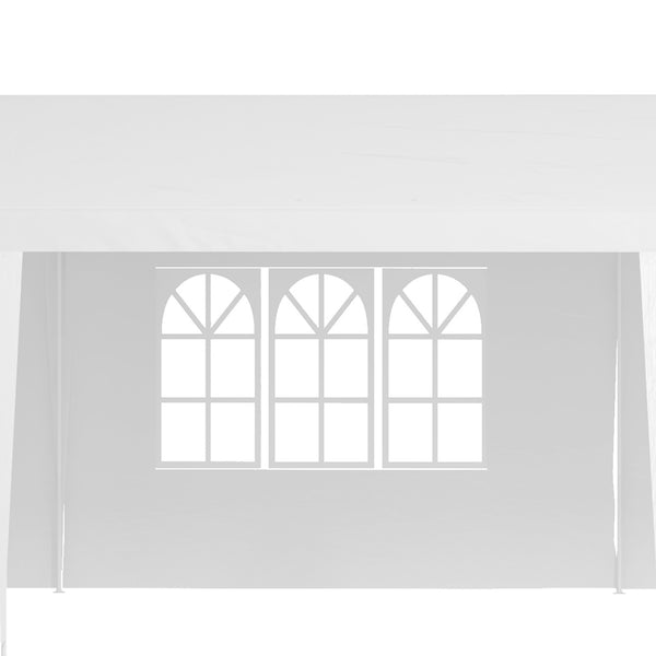 Garden Gazebo Marquee Party Wedding Tent Canopy (9m x 3m) - White