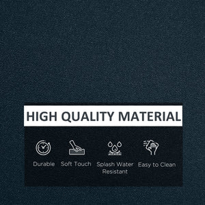 14Pcs Outdoor Cushion Covers, Patio Cushion Covers Replacement for Rattan Sofa Set - No Cushion Included, Dark Blue