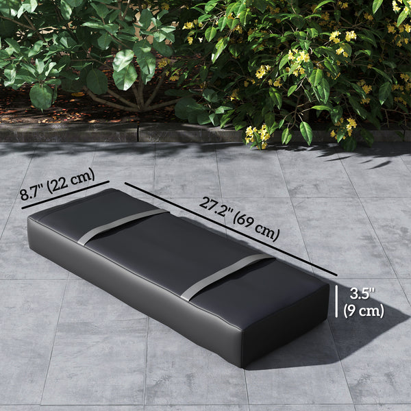 4PCS Patio Umbrella Base Weight Bag, Umbrella Stand Weights with Handles, 33 lbs with Sand Filling, Patio Umbrella Weights for Offset/Cantilever Umbrella Stand Base, Black