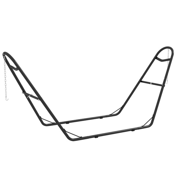 10.3ft Hammock Stand, Adjustable Hammock Stand Fits 9-14 ft Hammocks, Heavy Duty 450 lbs Capacity, Black