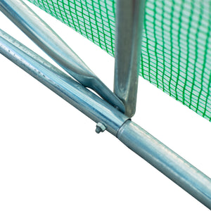 26' x 10' x 6.6' Large Walk in Tunnel Greenhouse Garden Plant Seed Green House Premium Steel Frame, Dark Green