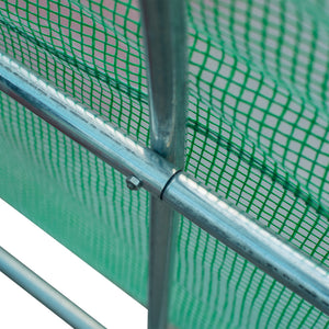 26' x 10' x 6.6' Large Walk in Tunnel Greenhouse Garden Plant Seed Green House Premium Steel Frame, Dark Green