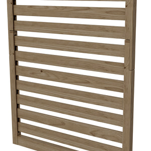 2-pieces Outdoor Plant Stands with Hanging Planter Shelves and Slatted Trellis for Climbing Plants, 170cm Wall Mount Wooden Plant Rack for Patio, Balcony, Porch, Natural