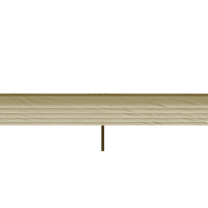 Retractable Pergola Shade Cover, Replacement Canopy Fabric for 4 x 3 (m) Pergola, Gazebo Retractable Roof, Beige
