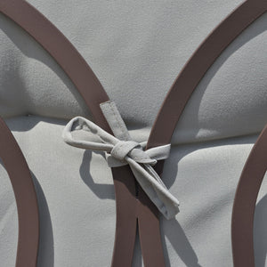 3 Seater Porch Swing Heavy Duty Outdoor Swing Chair Outdoor Lounge Hammock Cushioned Seat w/ Tilt Canopy, Light Grey