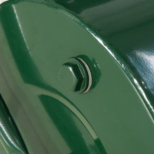 40L Lawn Roller Drum Scraper Bar Collapsible Handle Water or Sand Filled Φ32cm Green