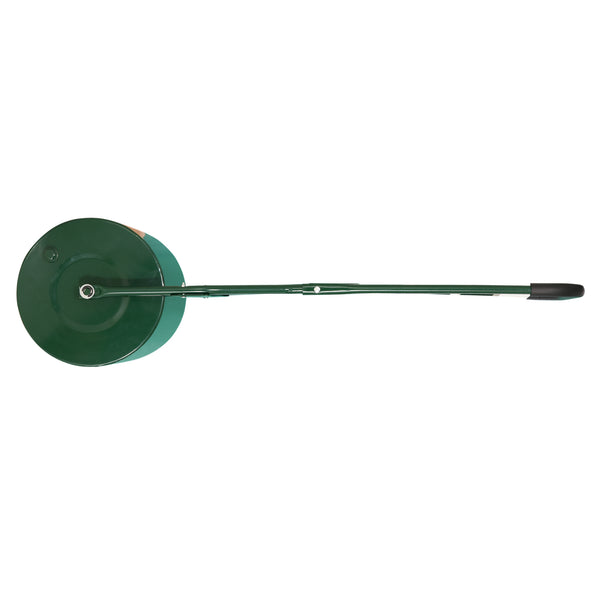 40L Lawn Roller Drum Scraper Bar Collapsible Handle Water or Sand Filled Φ32cm Green