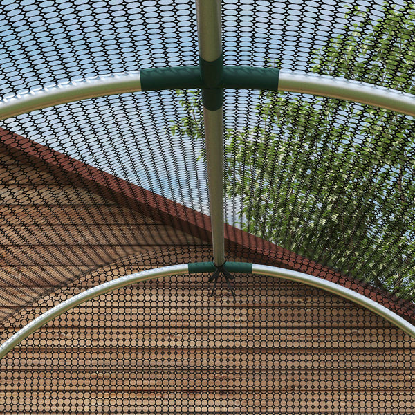 Fruit Cage Bird Netting, Heavy Duty Fruit and Vegetable Protection Tent with Zipped Door, Anti Bird, Insects, Small Animals, 1.2 x 2.4 x 1.9m, Black
