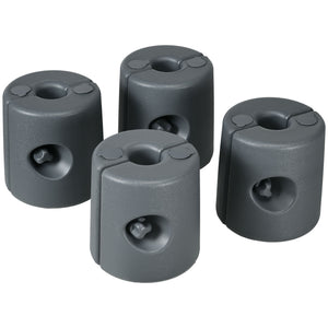 Gazebo Weights Set of 4 with Lock Design for Wind Resistance, 48KG Stably Secure Weights for Tent Gazebo Umbrella, Water or Sand Filled