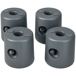 Gazebo Weights Set of 4 with Lock Design for Wind Resistance, 48KG Stably Secure Weights for Tent Gazebo Umbrella, Water or Sand Filled