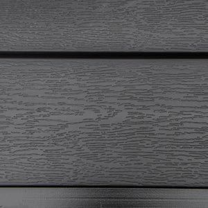 Outdoor Dining Table for 4 People, Square Patio Table with Aluminum Metal Legs for Garden, Lawn, Woodgrain Black