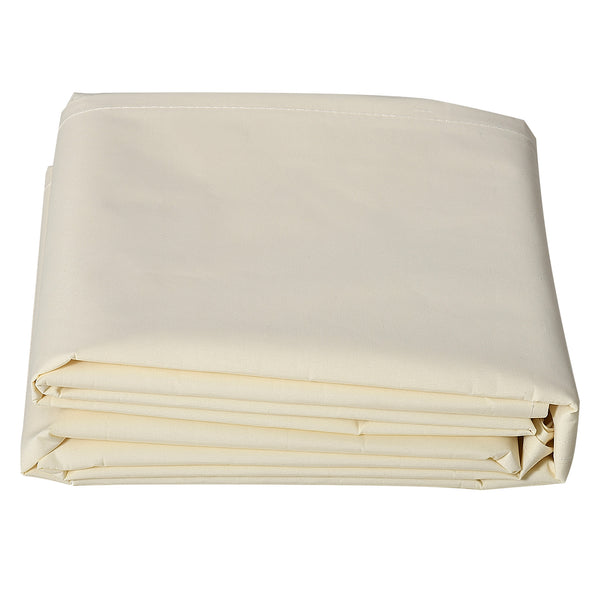 11' x 10' Retractable Awning Fabric Replacement Outdoor Sunshade Canopy Awning Cover, UV Protection, Cream White