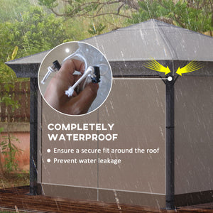 3 x 3 (m) Gazebo Protective Cover, Waterproof Cover for Gazebo, Canopy, and Tent
