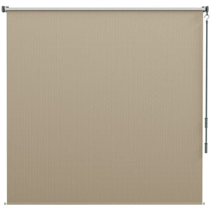 6'W x 6'H Roller Shades, Outdoor Blinds Cordless Roll Up Shade for Porch Balcony Gazebo, Beige