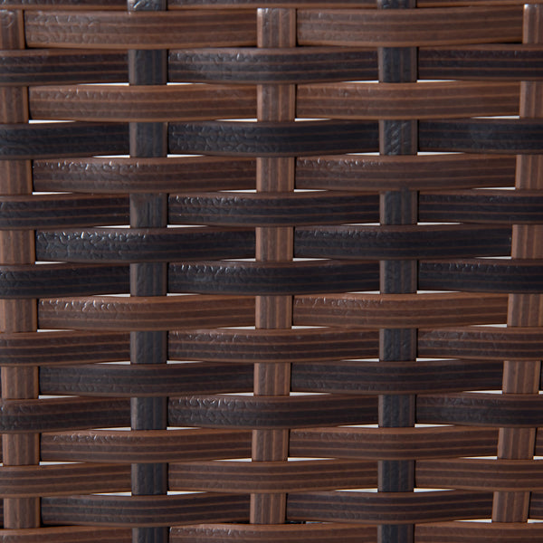 Rattan Rocking Chair, Outdoor Wicker Patio Rocker Chair Furniture with Thick Cushions, for Garden Backyard Porch, Grey