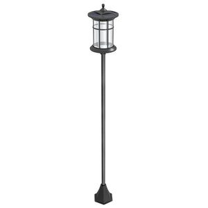 Solar Lamp Post Light, 72" LED Outdoor Street Light, Waterproof IP44 for Patio, Garden, Backyard, Pathway, Cool White
