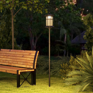 Solar Lamp Post Light, 72" LED Outdoor Street Light, Waterproof IP44 for Patio, Garden, Backyard, Pathway, Cool White