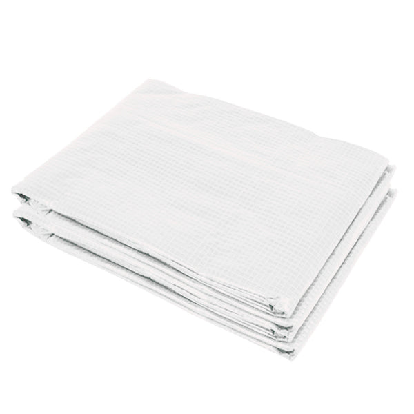 6 x 3 x 2m Greenhouse Replacement Cover ONLY Winter Garden Plant PE Cover for Tunnel Walk-in Greenhouse with Roll-up Windows Door Outdoor, White