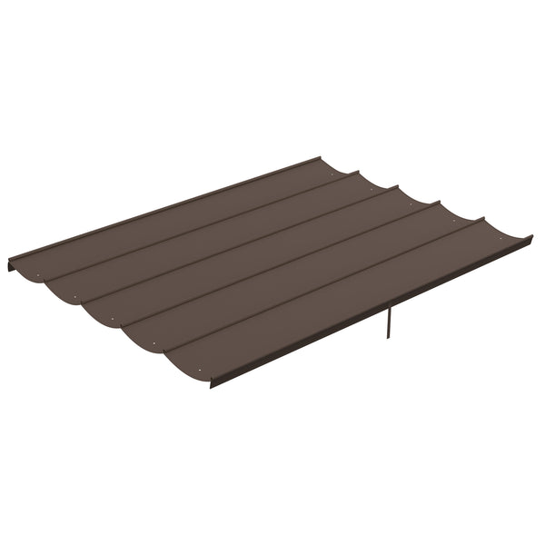 Retractable Replacement Pergola Canopy for 10' x 13' Pergola, Pergola Cover Replacement, Coffee