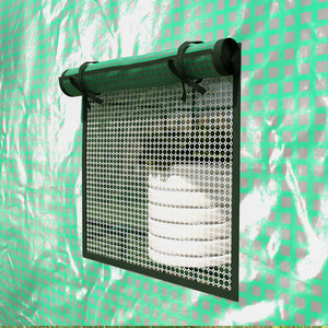 Walk-in Greenhouse with 3 Tier 12 Shelves, Small Greenhouse with Reinforced PE Cover, Garden Plant Growhouse with Roll-up Door and Three Mesh Windows, 140 x 213 x 190 cm, Green