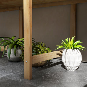 Wooden Raised Garden Bed Planter with Bed Liner and Drain Holes, Large Elevated Planter Box with Legs for Vegetables Flowers Herbs, Outdoor and Indoor, 7.4' x 1.8' x 2.6'