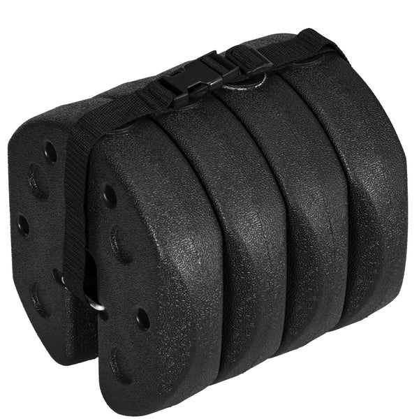 Gazebo Weights Set of 4, Total 12KG Weights for Gazebo Legs with Reinforce Pins and Carry Belt, for Gazebos Shelters Marquees Tents