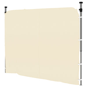 Gazebo Side Panel, Canopy Sidewall Panel with 4 Mesh Bags and 2 Storage Pockets for 3 x 3 m Straight Leg Pop Up Gazebos, 1 Pack Sidewall Only, Beige