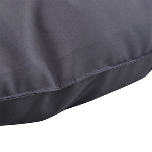 2 Seater Garden Bench Cushions, Thick Outdoor Non-Slip 2 Seater Soft Pad With Backrest for Garden Patio, 52" x 43" x 4", Dark Grey
