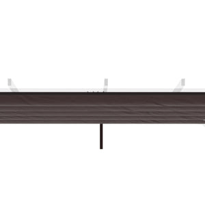 Retractable Replacement Pergola Canopy for 10' x 10' Pergola, Pergola Cover Replacement, Coffee